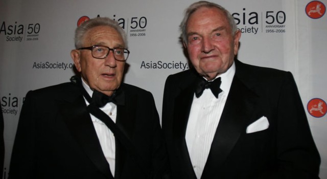 Henry Kissinger David Rockefeller Bilderberg Group