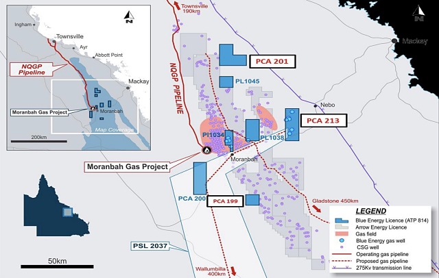 Bower Basin Blue Energy acreage map