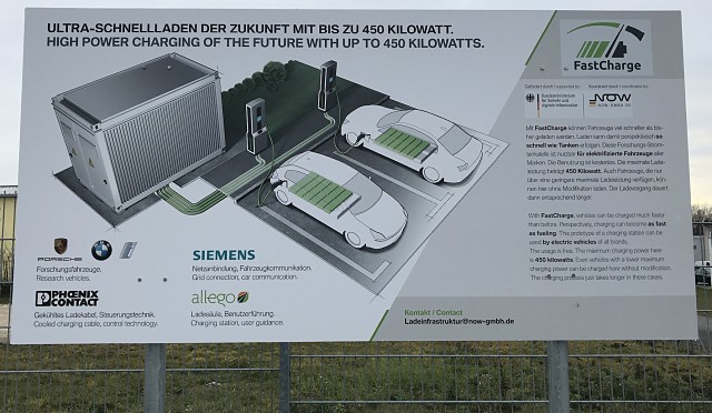 Fast Charge project Porsche Siemens