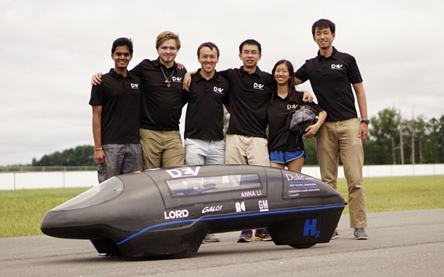 Duke Electric Vehicles University Guinness world record hydrogen