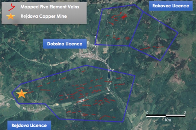 European Cobalt EUC expands Dobsina cobalt nickel copper Slovakia map
