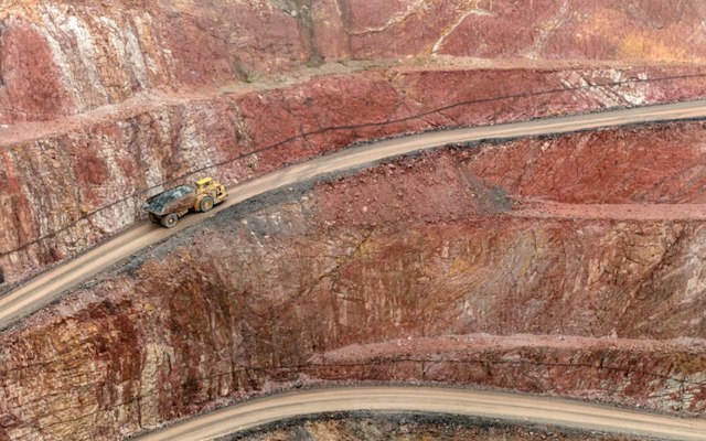 Gold mined open cut pit underground operations