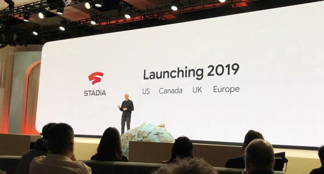 Google Stadia launching 2019