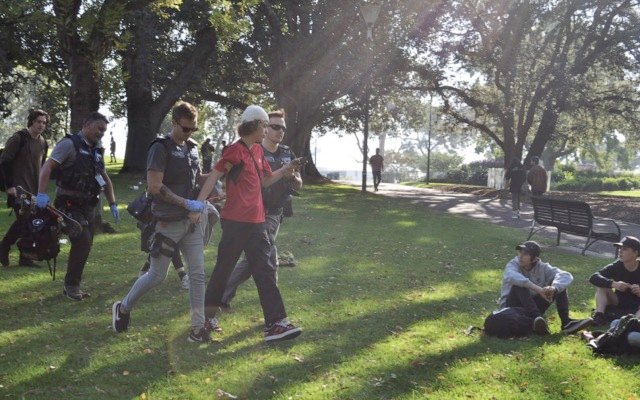Cannabis possession arrest Victoria police 420 event Flagstaff Gardens Melbourne