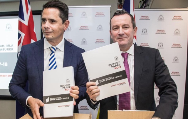 West Australian Treasurer Ben Wyatt Premier Mark McGowan