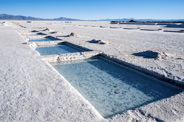 Lithium brine South America triangle