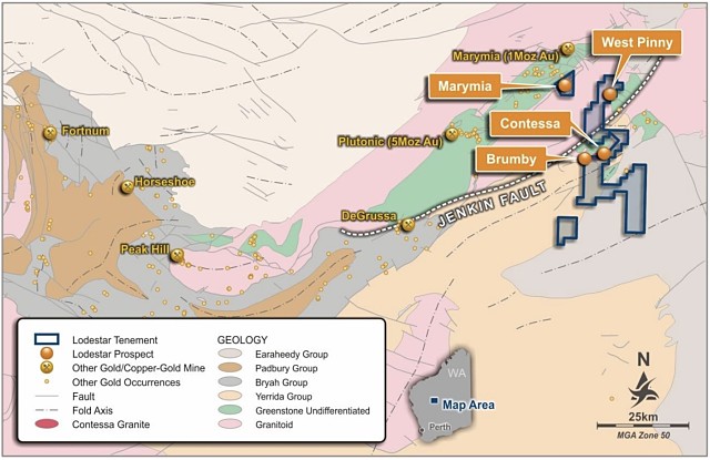 Lodestar Minerals ASX LSR Neds Creek project Western Australia