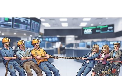 Market Wrap: Gold miners lose the tug of war with Consumer Stocks