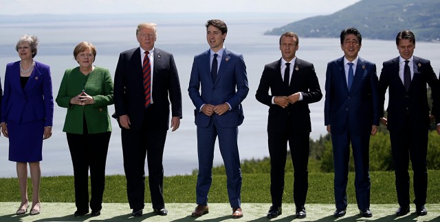 G7 meeting 2018 leaders