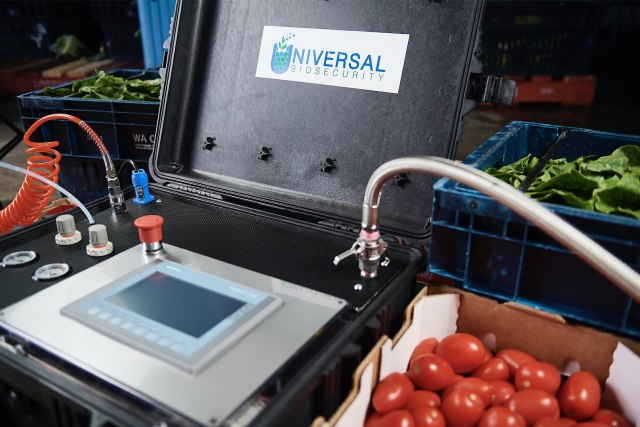 Universal Biosecurity UBL patented Fume8 ethyl formate nitrogen