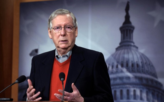 US Senate Majority Leader Mitch McConnell